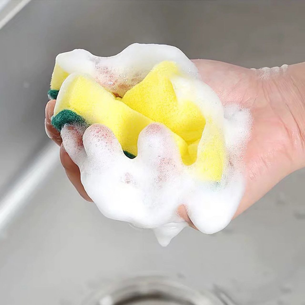 Multi Use Sponge For Cleaning And Washing 4 Pc