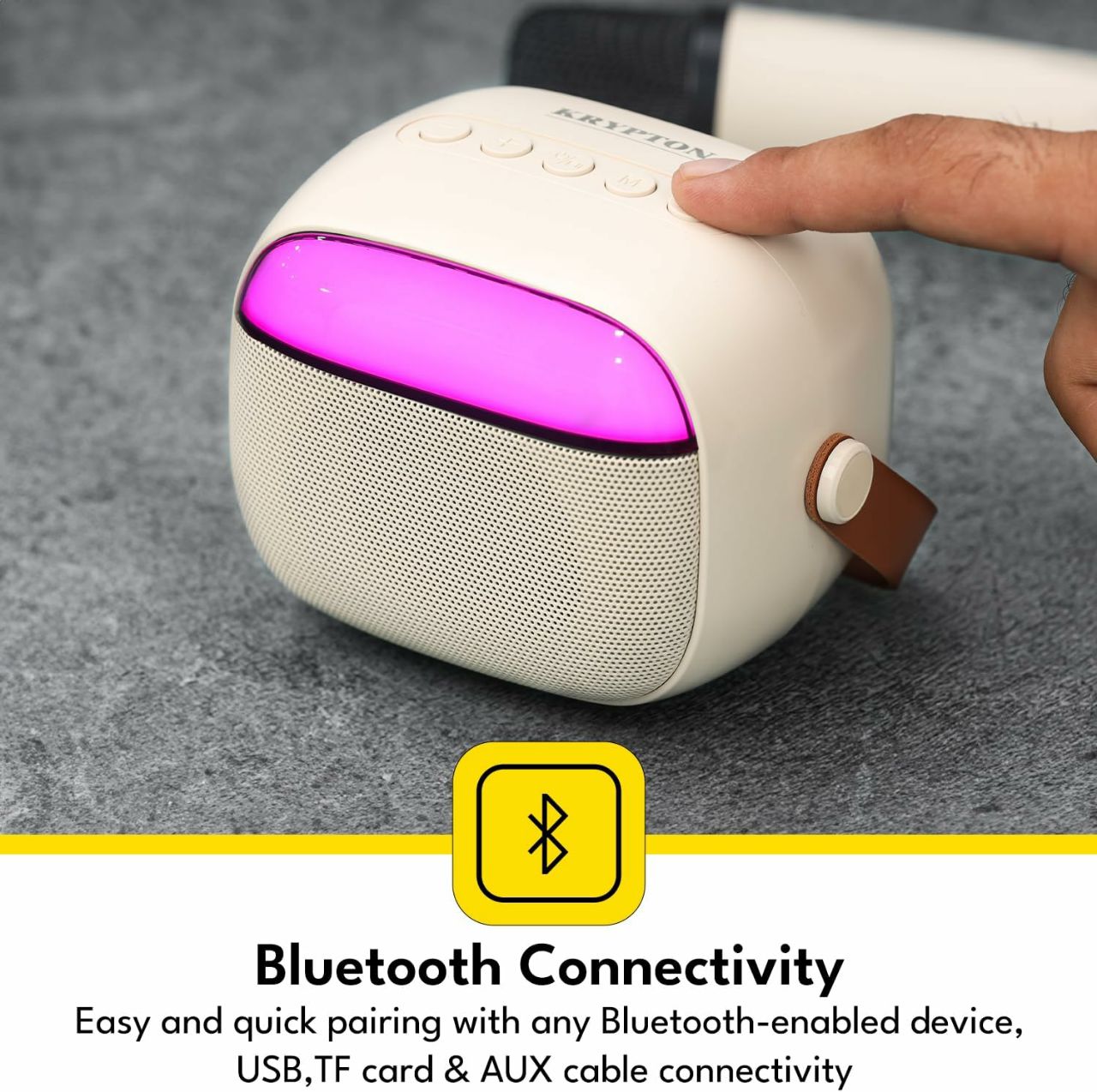 Bt Speaker With One Microphone