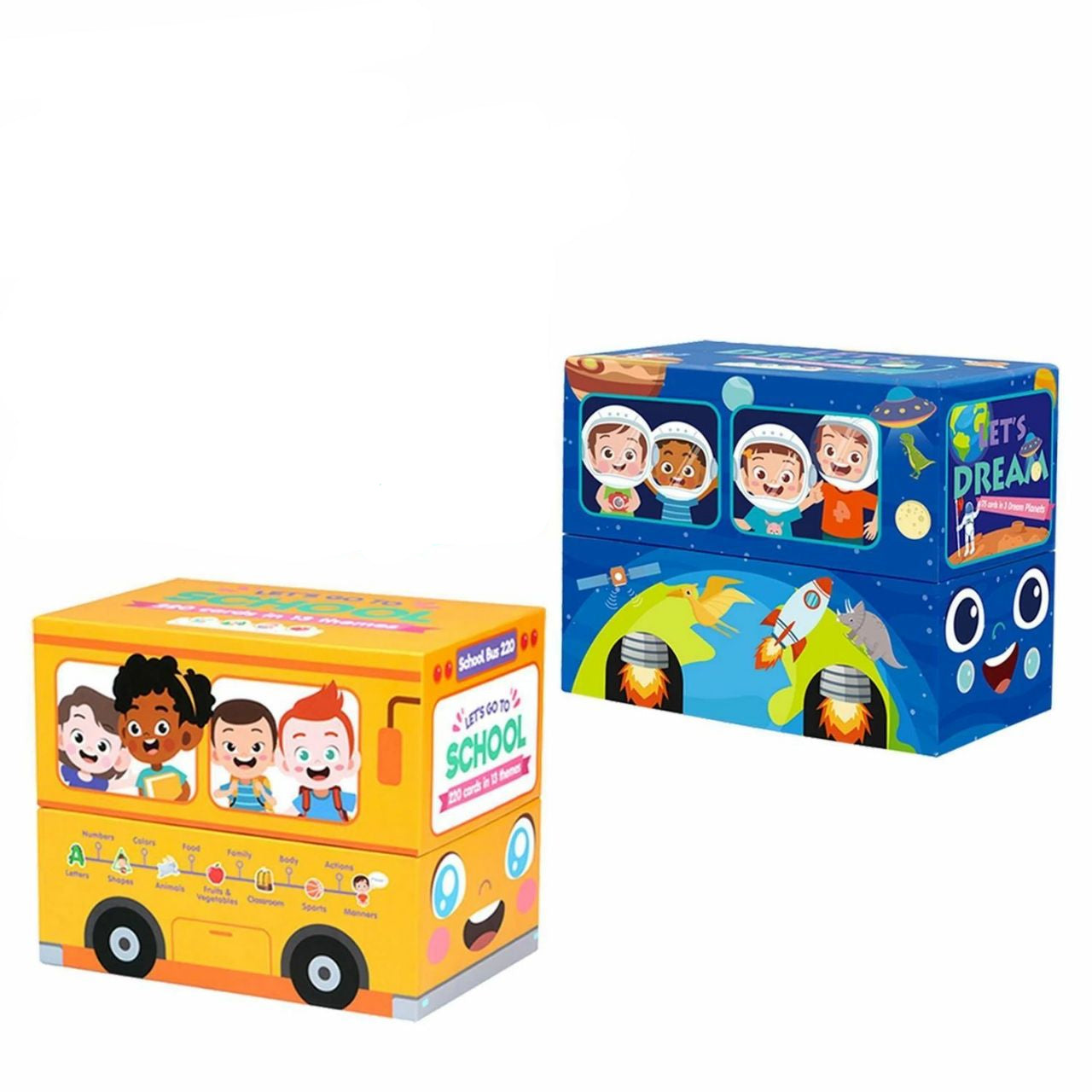 Bus Cards Learning Toy For Kids