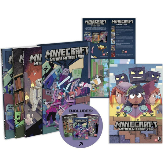 Minecraft 3 Books Set Wither Without you 1-3