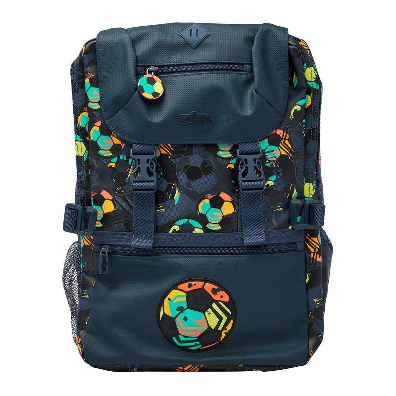 Smiggle Backpack Football Design