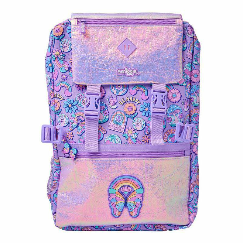 Smiggle Backpack Butterfly Design
