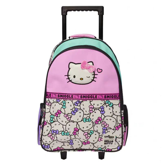 Smiggle Backpack With Whels Hello Kitty Design