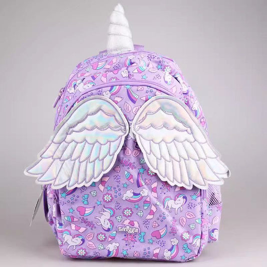 Smiggle Small Backpack Unicorn Wings Design 36cm KG1-KG3