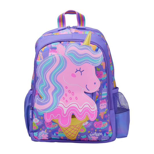 Smiggle Small Backpack Unicorn Ice cream Design 38cm KG1-KG3