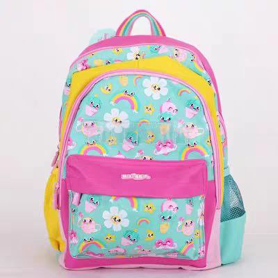 Smiggle Small backpack Flower Rainbow  Design 38cm KG1-KG3