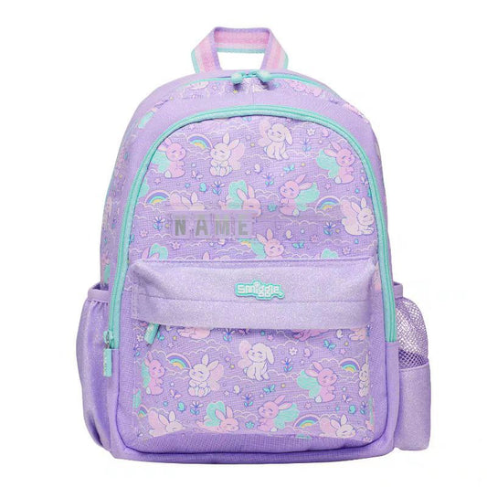 Smiggle Small Backpack Rabbit Rainbow Design 38cm KG1-KG3