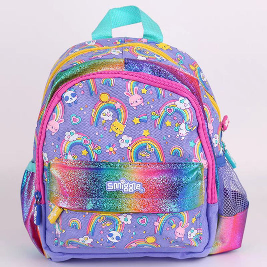 Smiggle Small Backpack Rainbow Design 26cm