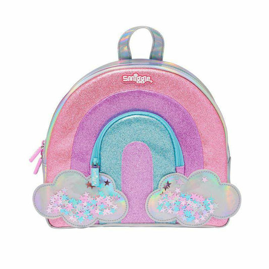Smiggle Small Backpack Rainbow Design 22cm