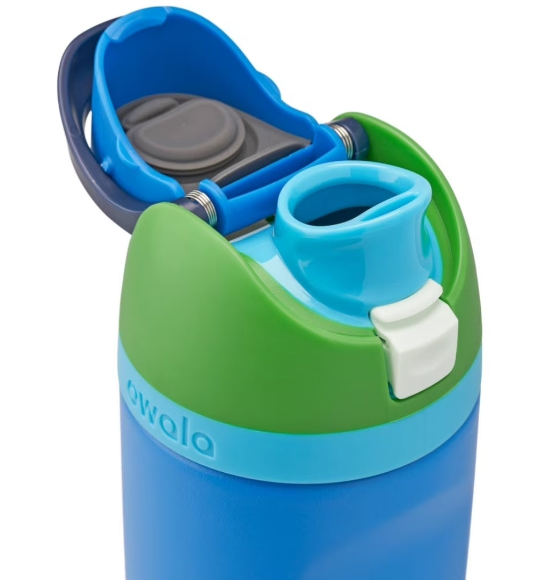 Owala Stainless Steel FreeSip Leak-proof | Electric Blue | 16oz | 480ml