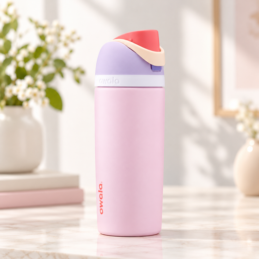 Owala Stainless Steel FreeSip Leak-proof | Pastel Pink | 16oz | 480ml