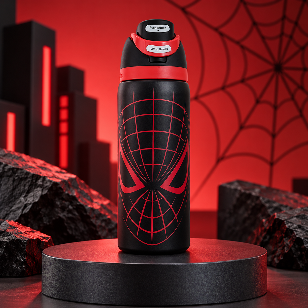 Owala Stainless Steel FreeSip Leak-Proof | Spider-Man | 32 Oz | 950 ml