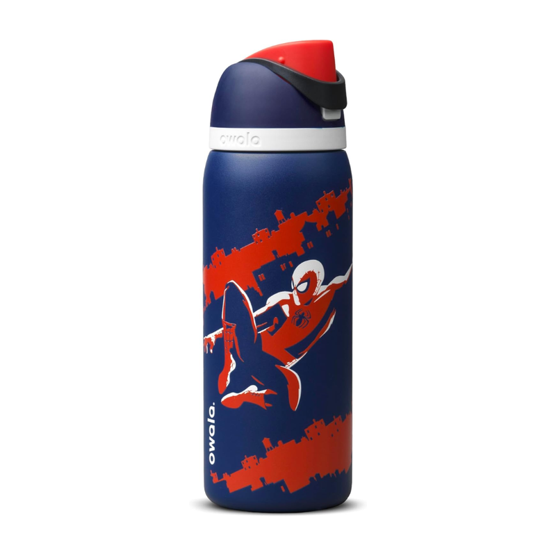 Owala Stainless Steel FreeSip Leak-proof | Spider-Man Swing Of Things | 24-32oz | 710-950ml