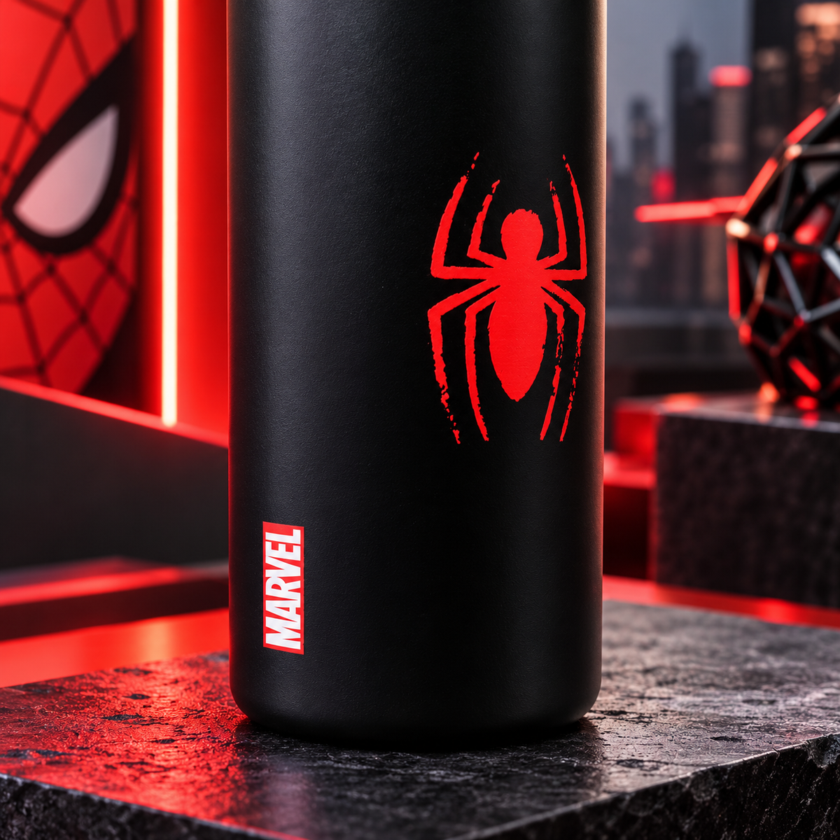 Owala Stainless Steel FreeSip Leak-proof | Spider-Man Night Watch | 24-32oz | 710-950ml