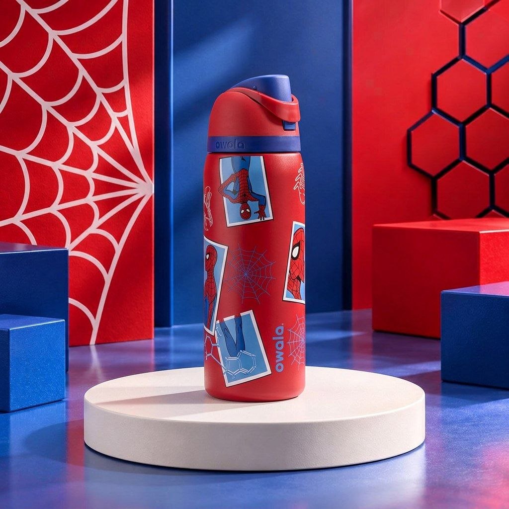 Owala Stainless Steel FreeSip Leak-proof | Spider-Man Edition | 32oz | 950ml