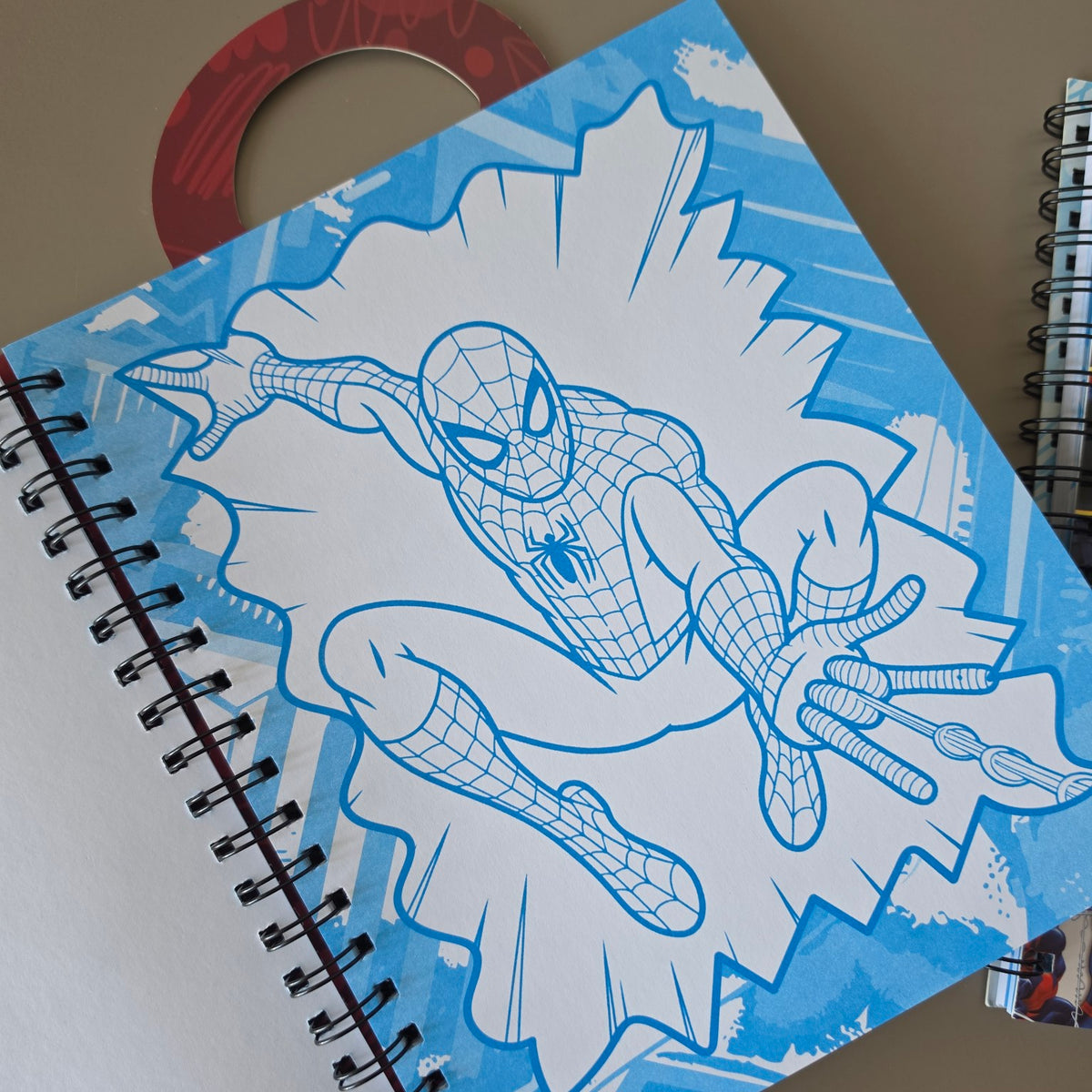 Spider-Man Colouring Book Set with Markers & Stickers | A4 | 3+