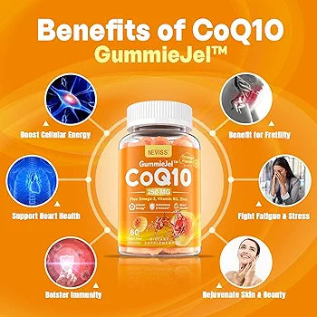 Sugar-Free CoQ10- Filled Gummies - 60 count