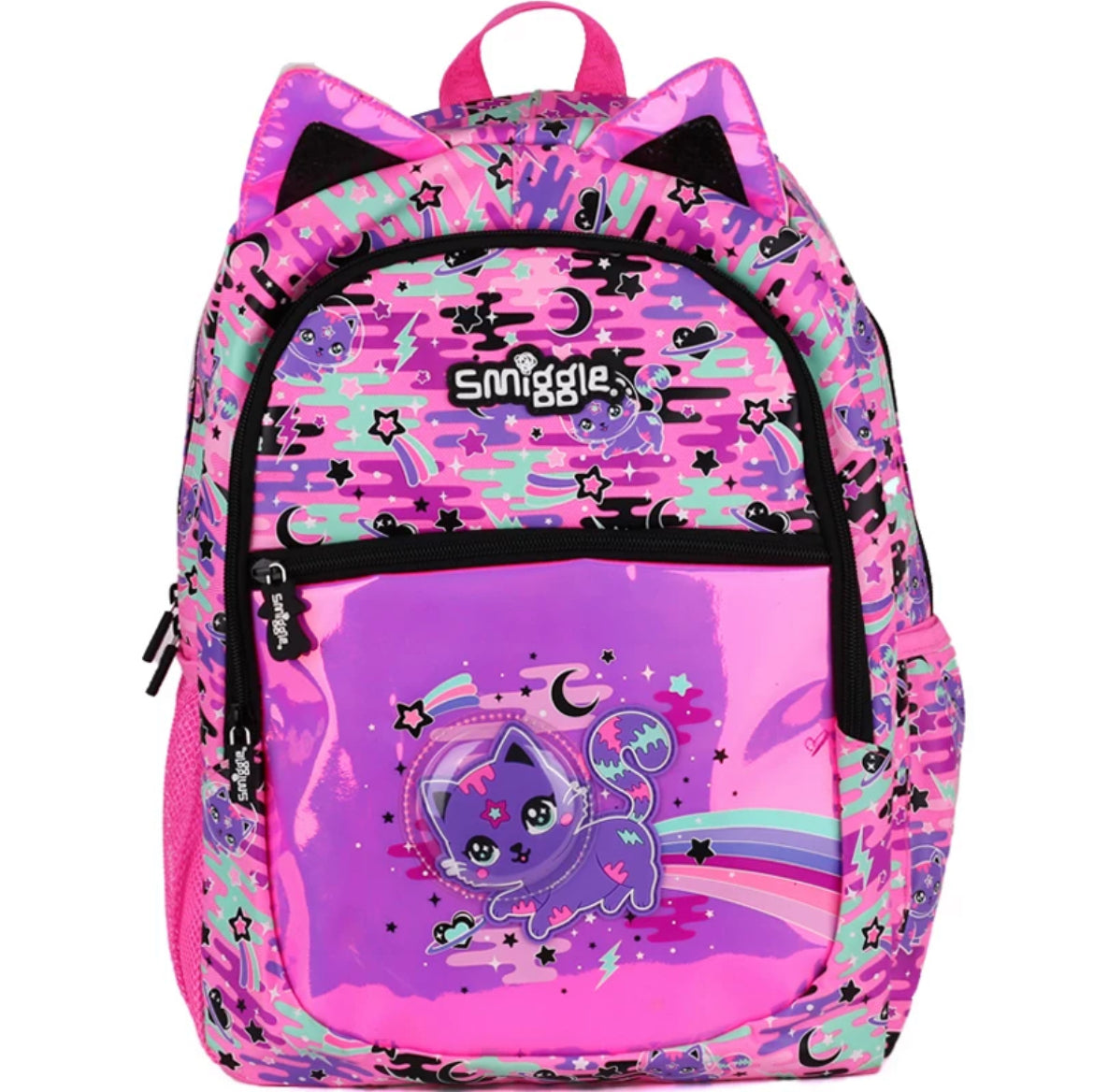 Smiggle Original Schoolbag Girls Shoulder Backpack Cat Kawaii 43cm