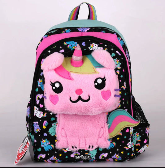 Smiggle small Backpack Cat Unicorn Design 38cm KG1-KG3
