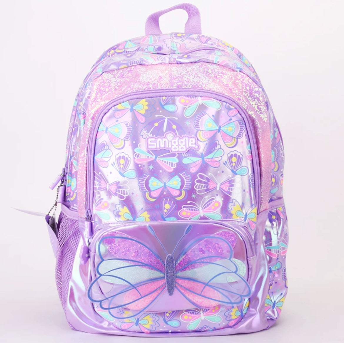 Smiggle Backpack Butterfly Design 42cm G1-G3