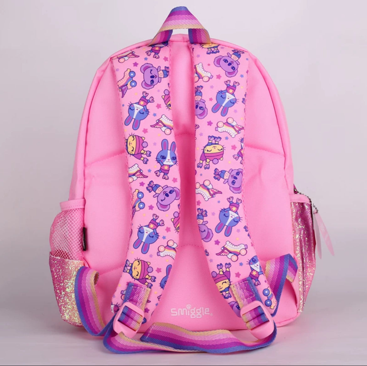 Smiggle Backpack With Purple Rabbit Shaped Backpack 38cm KG