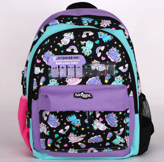Smiggle Small Backpack Unicorn Rainbow Design 38cm KG1-KG3