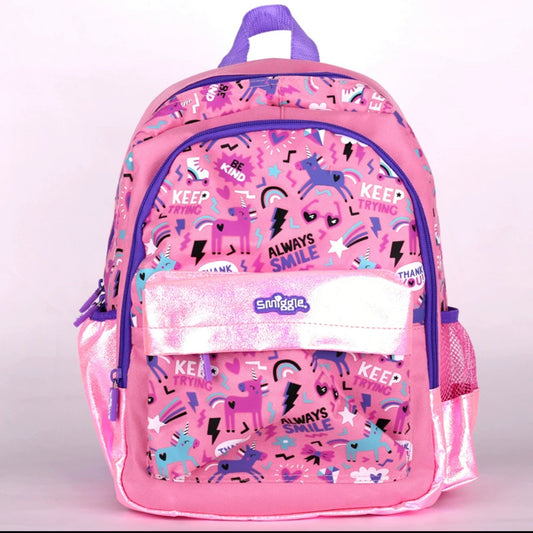 Smiggle Small Backpack Unicorn Design 38cm KG1-KG3