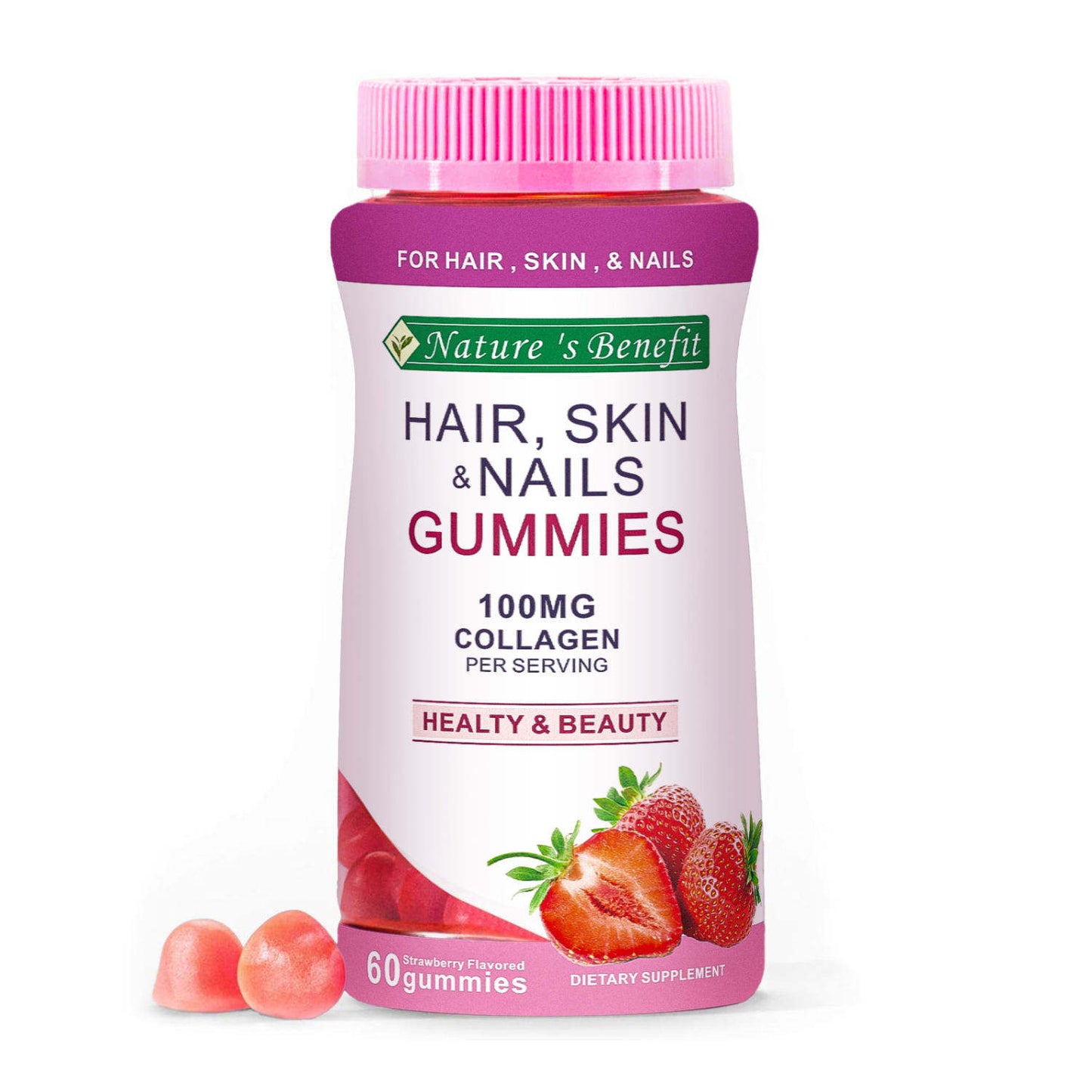 Nature's Bounty Biotin for Natural Beauty 60 Gummies