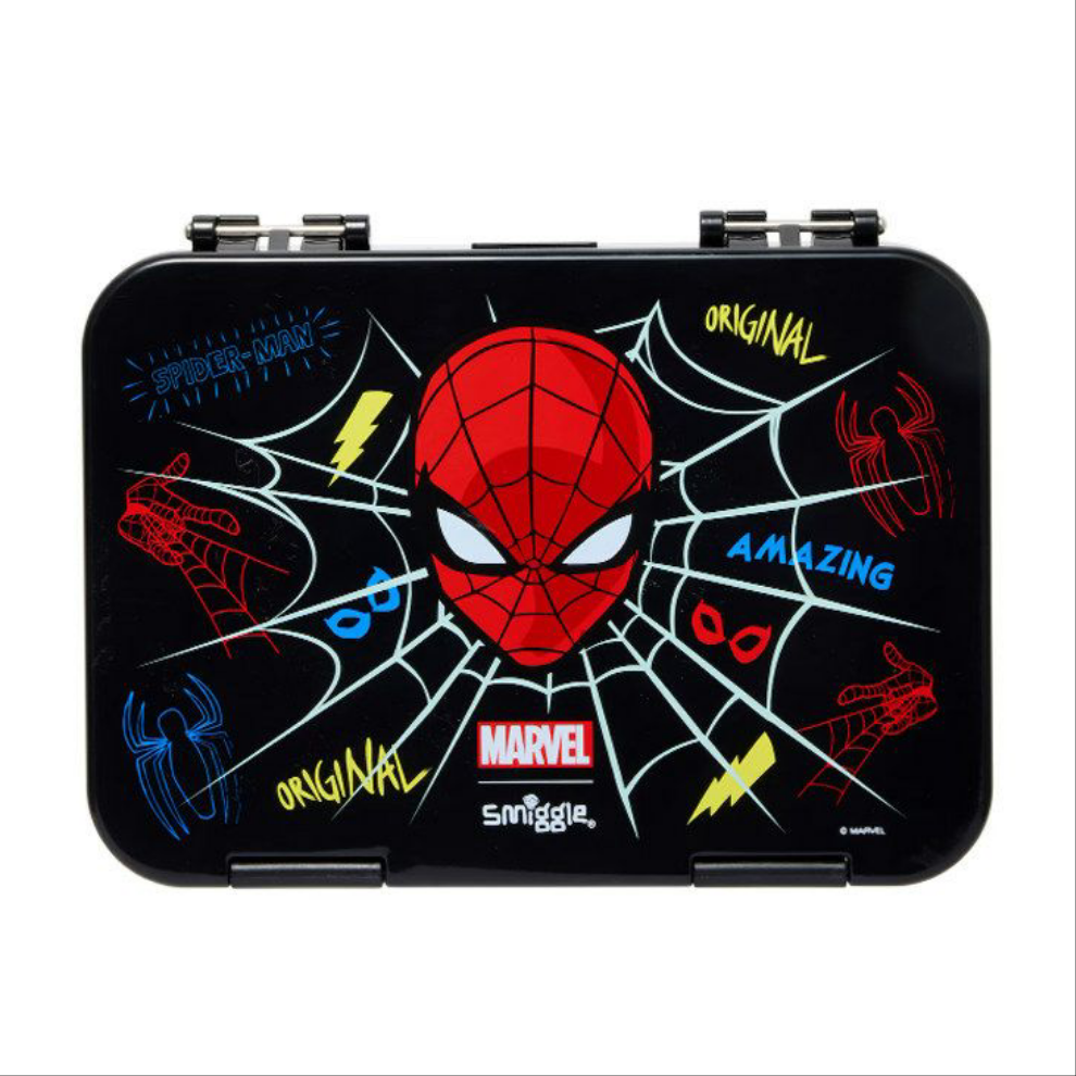 Smiggle Lunch Box Spider Man Design 21x15x4.5