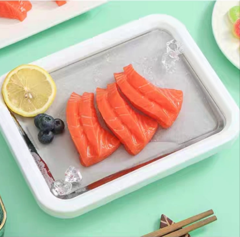 Home made Ice Cream Tray Ice Cream Maker + GIFT 2 Ice Cream Cup With 2 Spoon