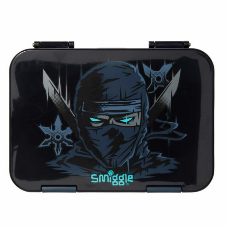 Smiggle Lunch Box Ninja Design 21x15x4.5