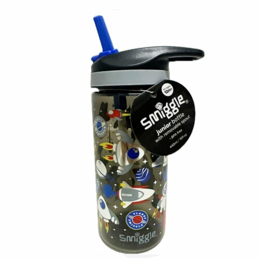 Smiggle Space Design Bottle 440ml BPA free 17.5cm