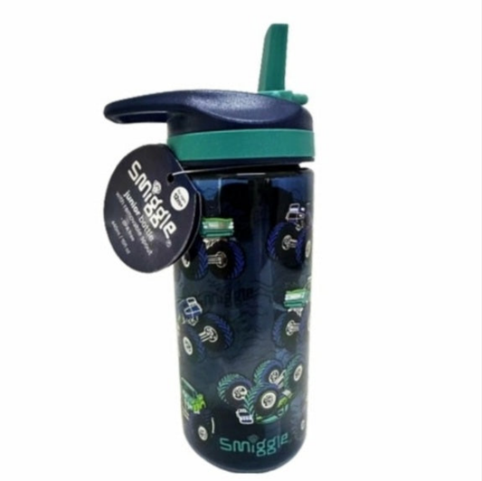 Smiggle Truck Design Bottle 440ml BPA free 17.5cm