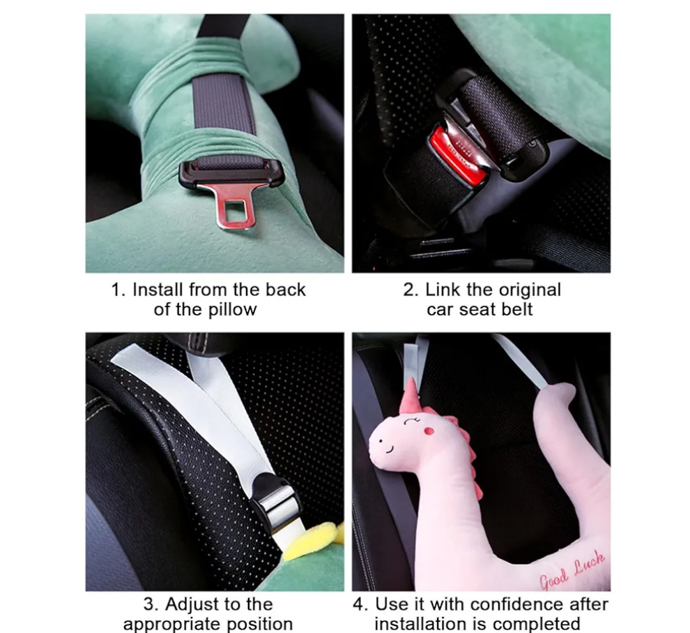 Children's Car Sleeping Tool, Car Pillow, Rear Passenger Neck Protection Essential