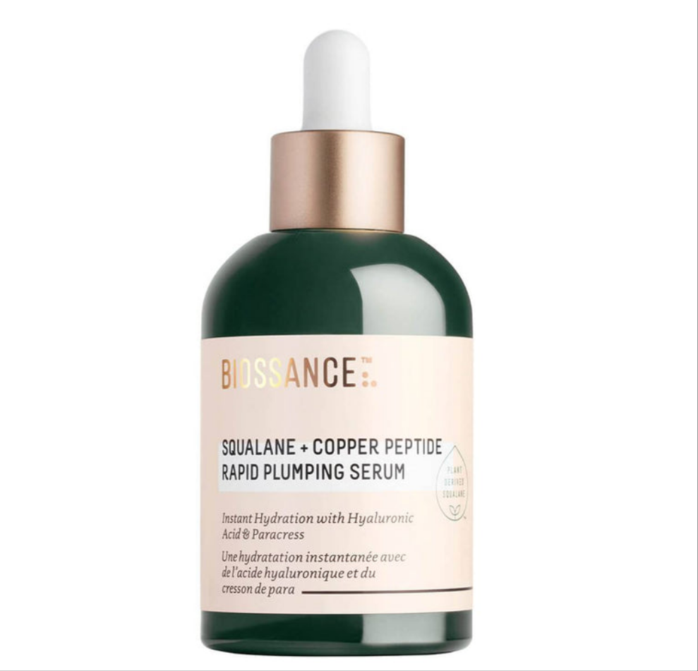 Biossance Squalane + Copper Peptide to quickly increase serum volume 50ml