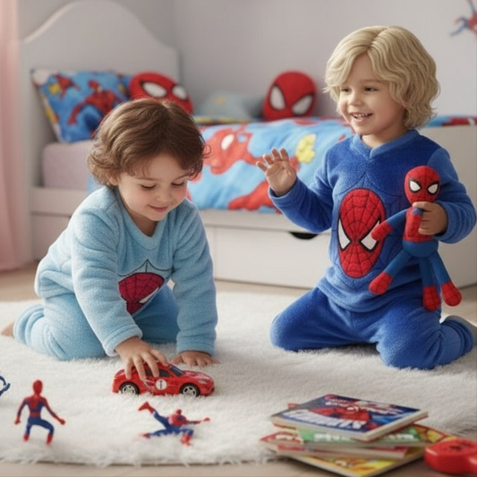 Winter Pyjama Warm  Spider Man Design Size 1-2y