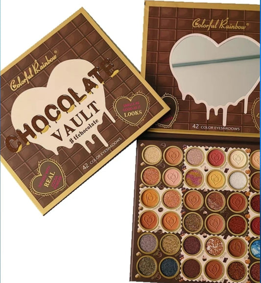 42 Color Chocolate Pattern eye shadow Plate Fine Shining