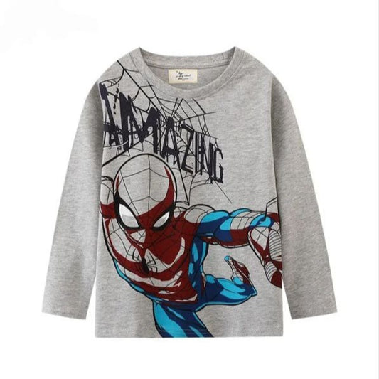 Cotton 100% Sweater Spider-Man Design