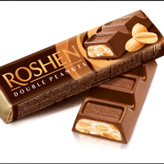 Roshen Chocolate Bar Double Peanuts