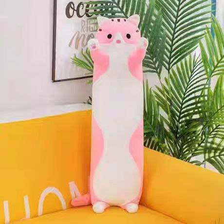 Cute Stuffed Plush Cat  Soft, Sleep Hugging  Pillow, Long Plush Extra Size 130cm