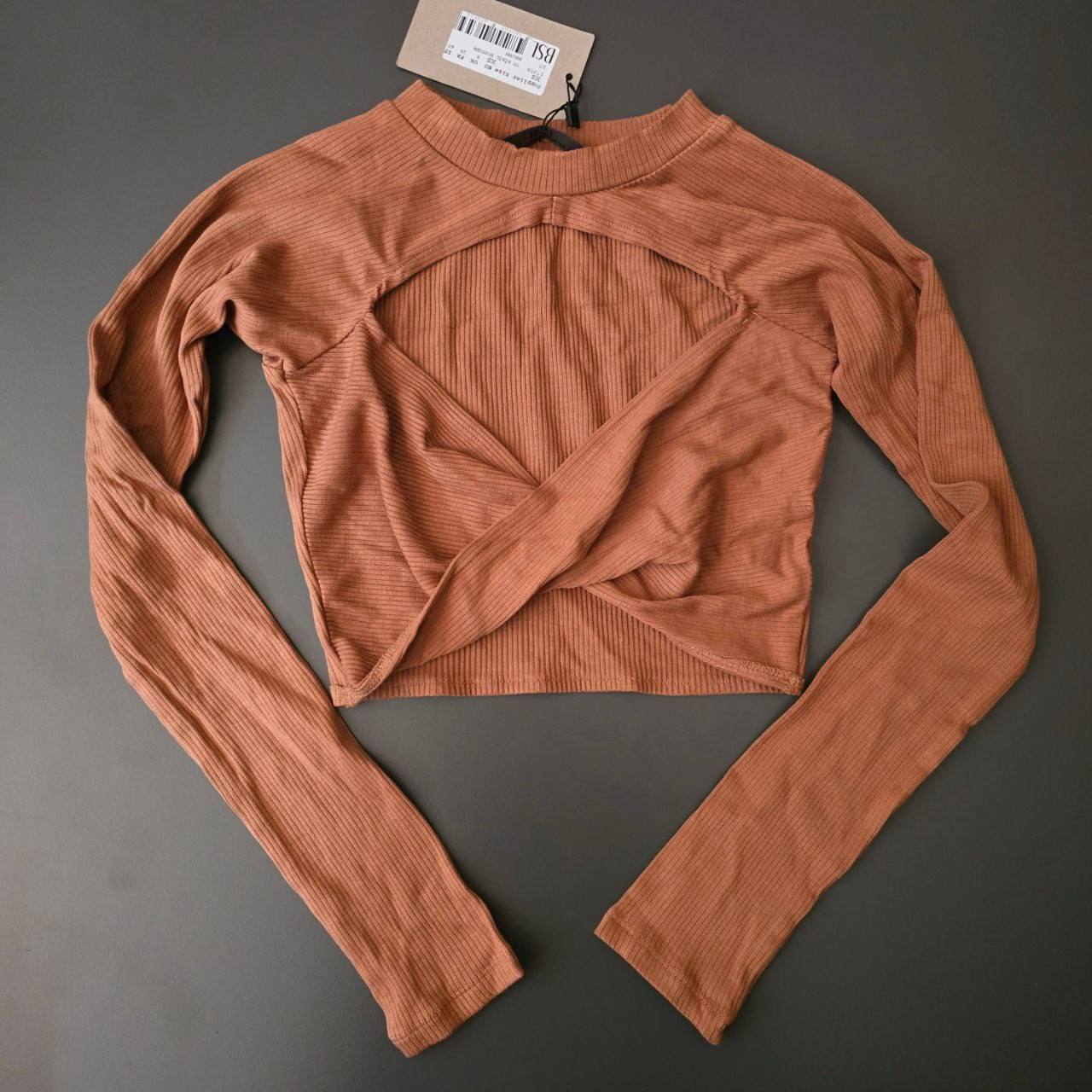 Crop Long Sleeve Brand:BSL Size:xs