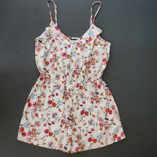 Floral Print Short Jumpsuit For Women Brand:Atmosphere Size S-M