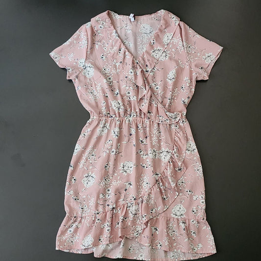 Floral Dress For Women Brand:Lucky Star Size M