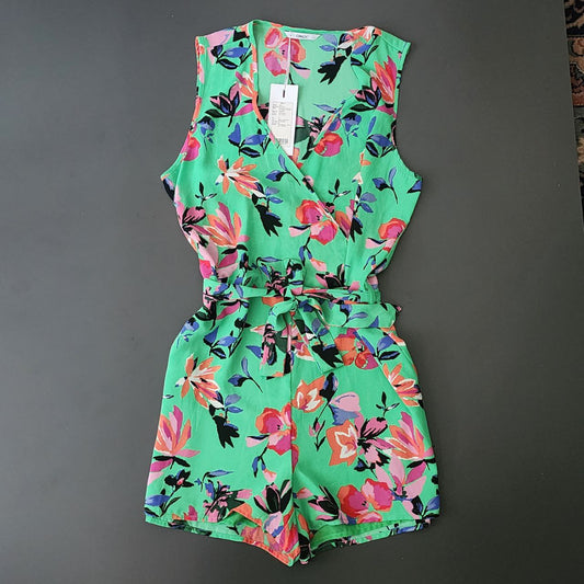 Jumpsuit Short Flower Design Brand Only Size S-M