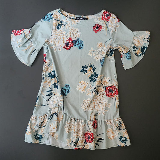 Floral Dress For Women Brand:Young Size M