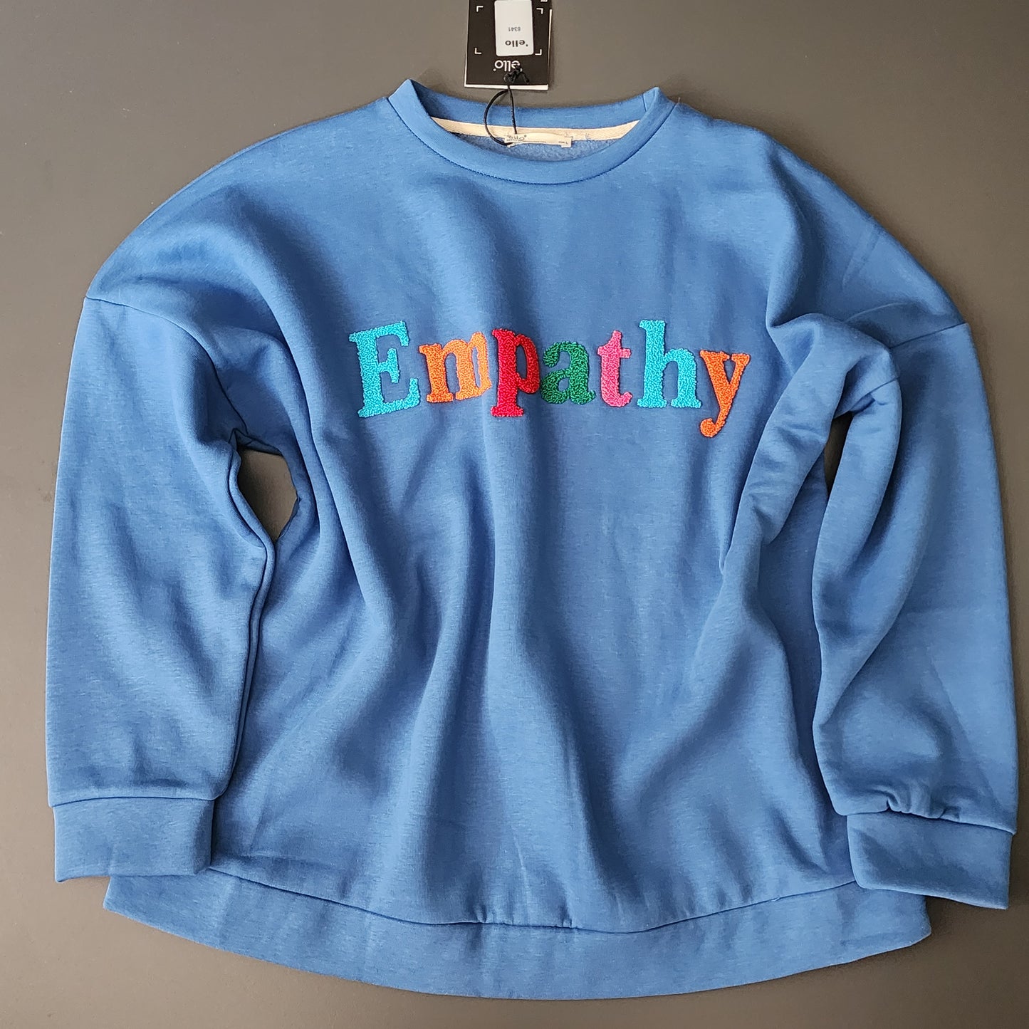 Sweatshirt For Women Fleece Cotton100% Brand:Ello Size L