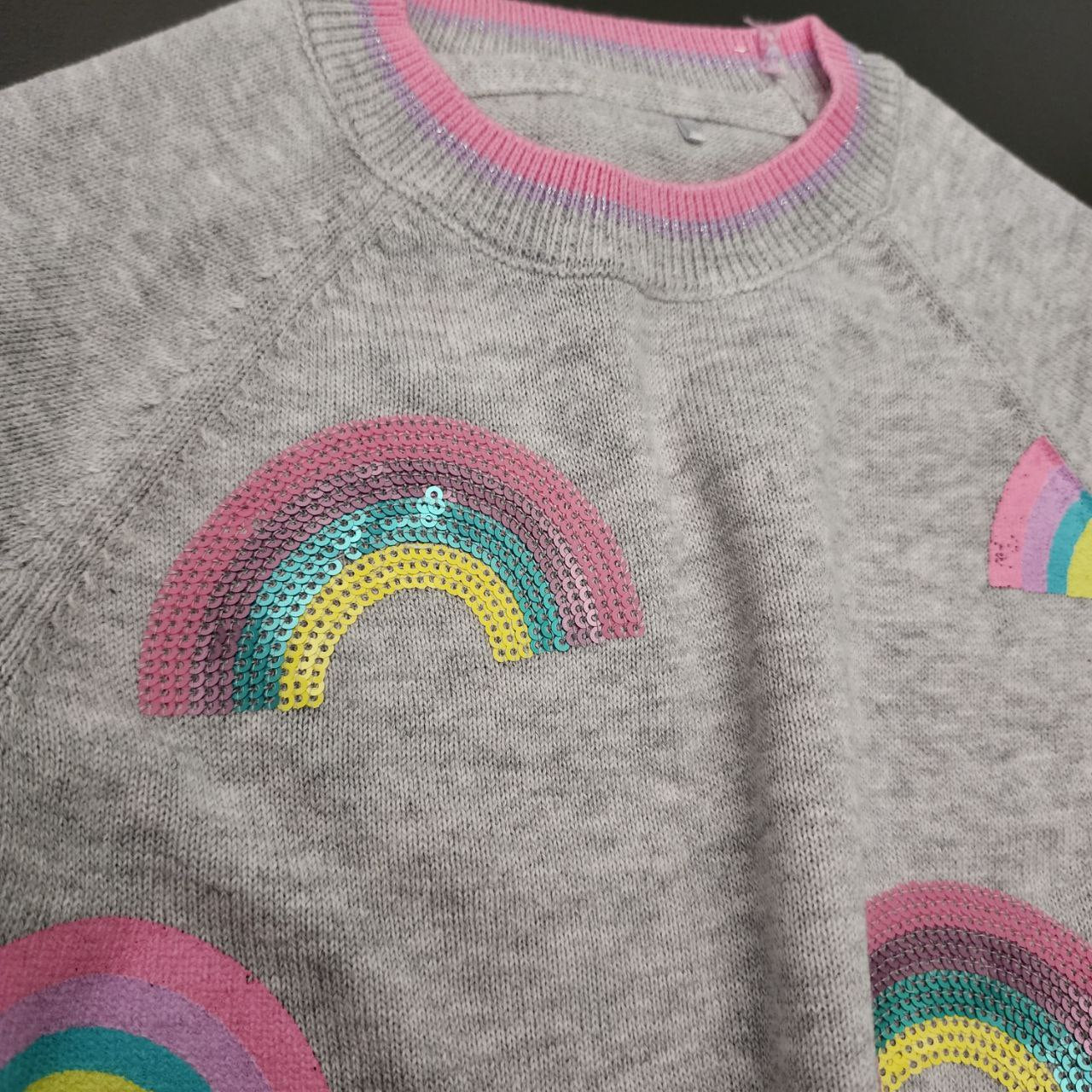 Dress For Girls Rainbow Design