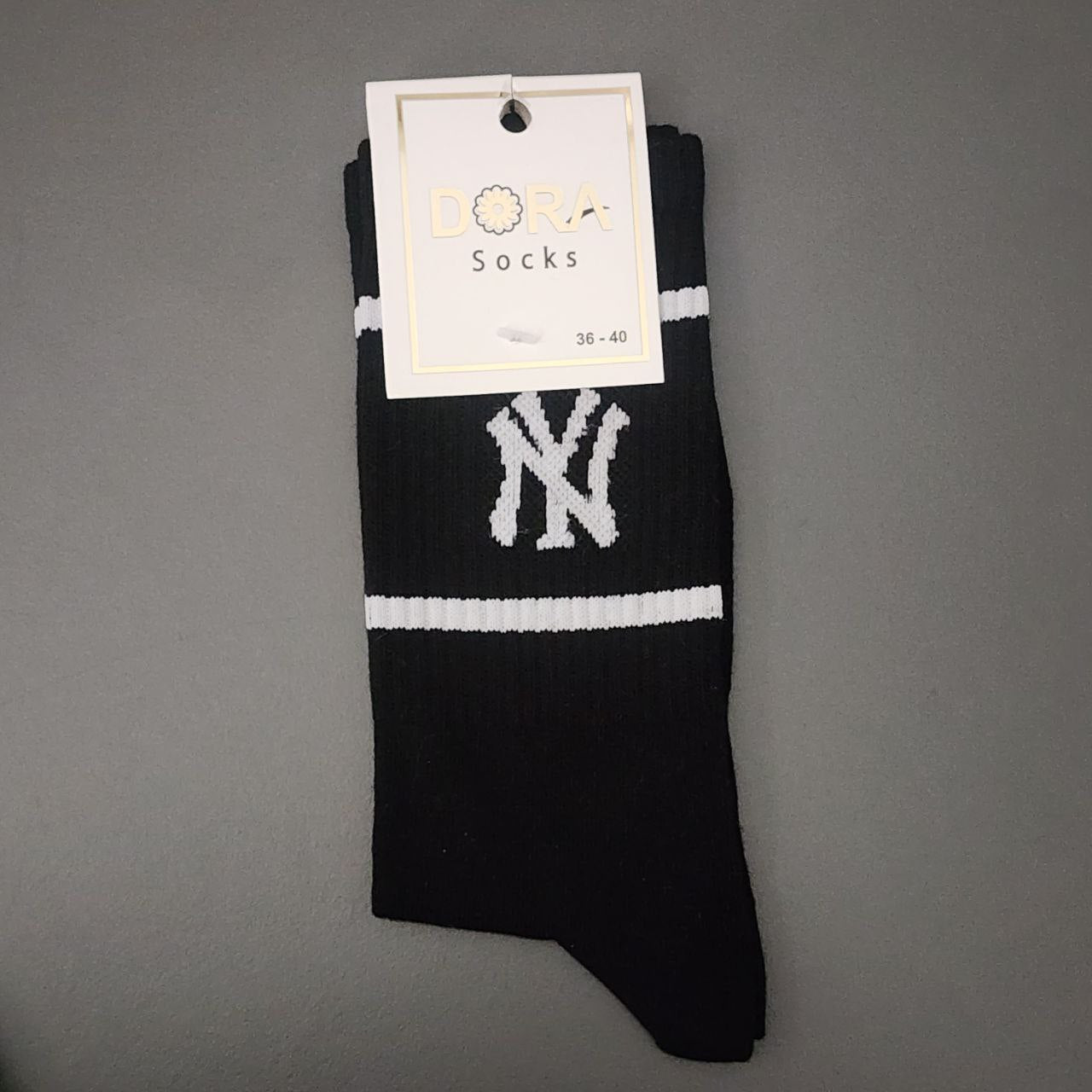 Long Socks Cotton With Design  Size 36-40