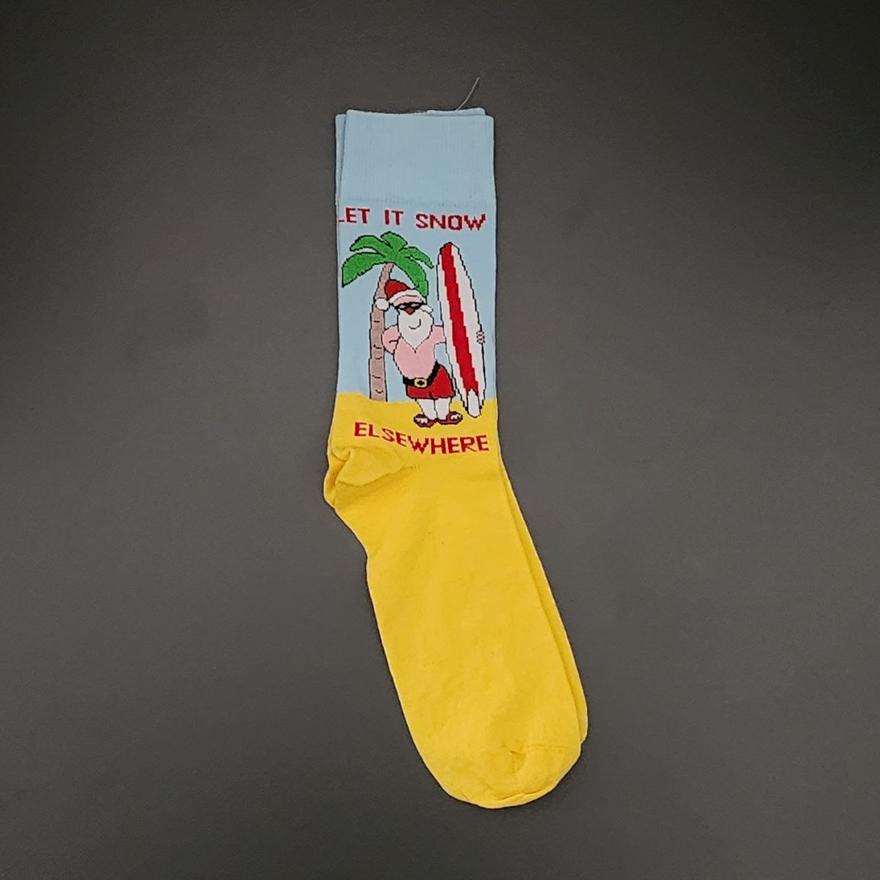 Long Socks Cotton Christmas Design Size 35-39