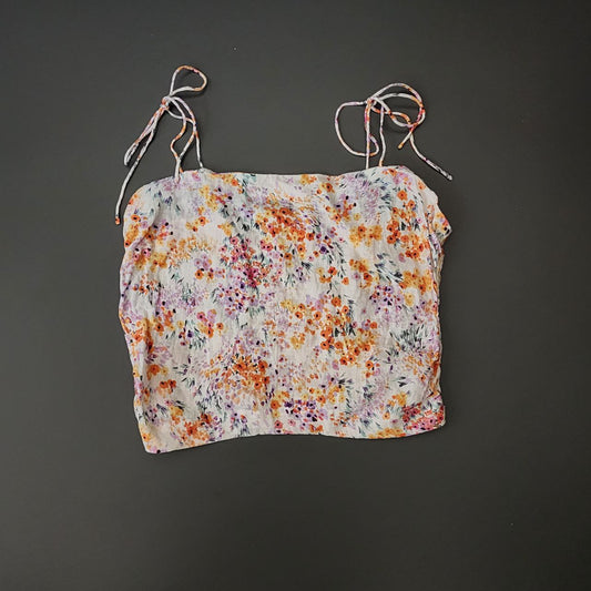 Crop For Women Floral Design Brand:H&M Size M